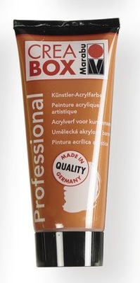 FARBA AKRYLOWA CreaBox 100 ml Professional brązowa