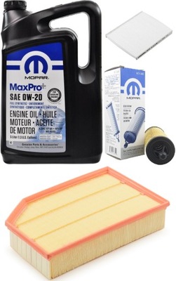 Mopar 0w20 5l + фільтри jeep gladiator 3,6 2020- фото №1