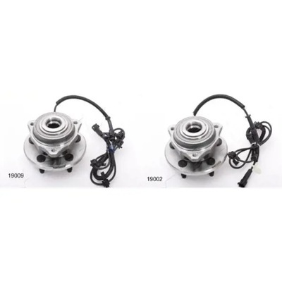 2x ступица kół ashika перед l+p do jeep cherokee kj iii фото №1