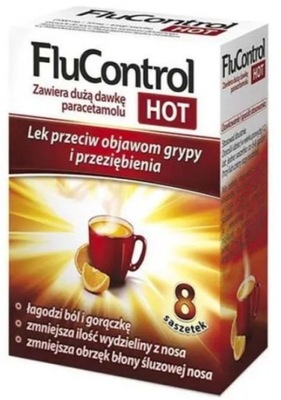 Flucontrol Hot 8 saszetek grypa przeziebienie