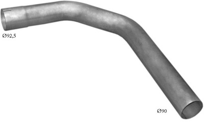 Daf fat 2205 2600 dka труба выпускная фото №1
