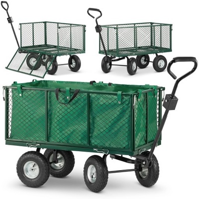 Fúrik záhradný vozík prepravný príves 450kg