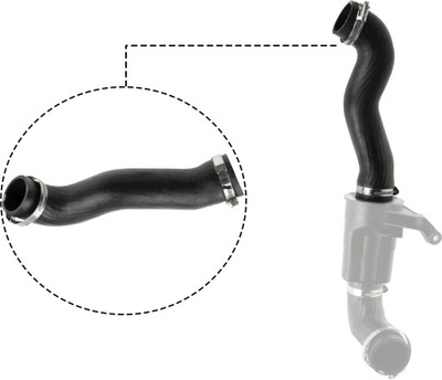 Шланг повітря наддувний mini r56 r57 r58 r59 clubman r55 1.6 10.06 фото №1