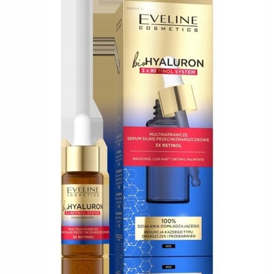Eveline Biohyaluron 3XRETINOL silne serum na noc