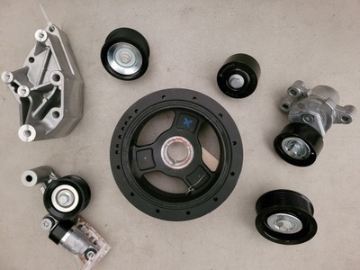 Corvette c7 z06 lt4 шків колінчастого вала ролик двигун фото №1