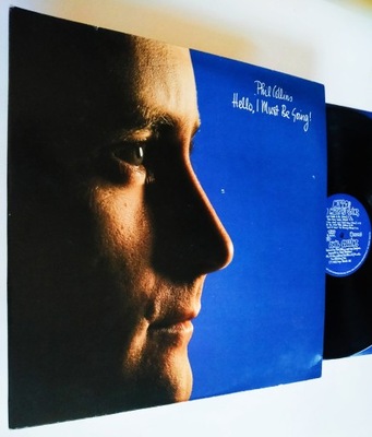 PHIL COLLINS = HELLO, I MUST BE GOING! LP I DON'T CARE ANYMORE / UK