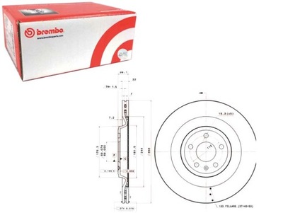 DISCOS DE FRENADO 2SZT. PARTE TRASERA AUDI A6 ALLROAD C7 A6 C7 A7 A8 D4 1.8-6.3  