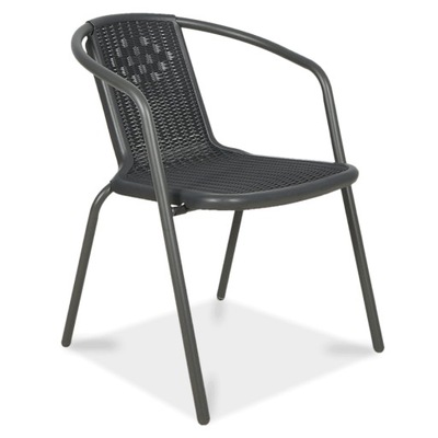 Krzesło ogrodowe tworzywo sztuczne Szary