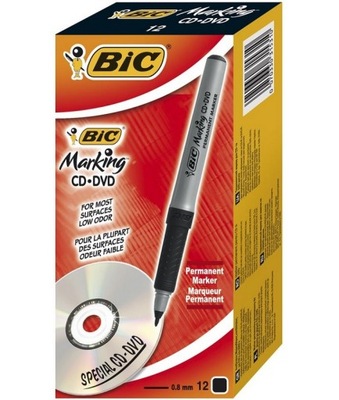 BiC Marking CD-DVD Marker Permanentny czarny A'12