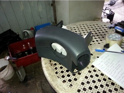 Renault scenic ii - защита корпус руля фото №1