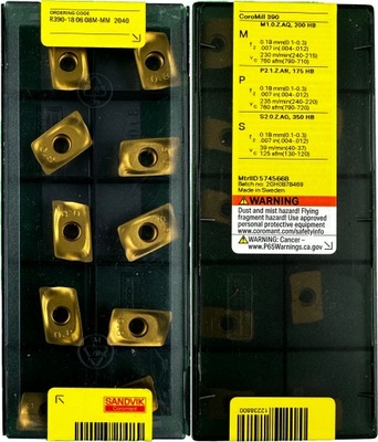Płytki R390-180608M-MM 2040 SANDVIK
