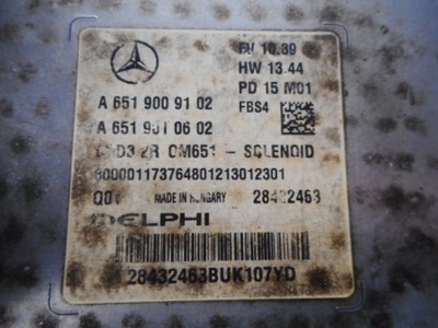 MERCEDES E CLASS W212 РЕСТАЙЛ БЛОК УПРАВЛІННЯ 6519009102