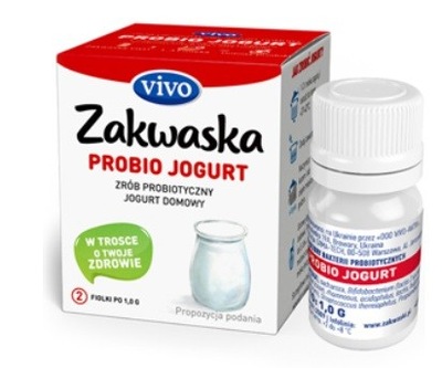 Zakwaska PROBIO JOGURT 1 op. 2 fiolki.