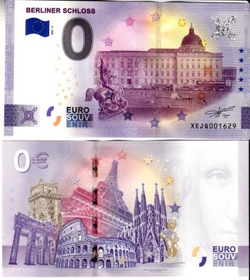 UE -Banknot 0-euro-Niemcy 2021-5 Berliner Schloss