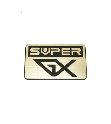 Emblemat AKAI SUPER GX złota 21x13mm