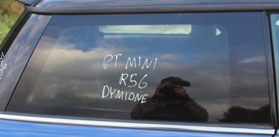 Скло кузовна правий задня тонована mini r56 фото №1