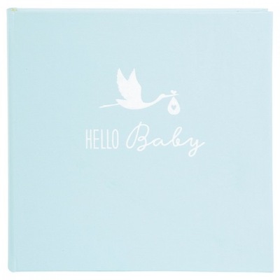 Album na Narodziny Dziecka Hello Baby blue 60pg/WH