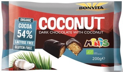 Batony kokosowe bez laktozy bezglutenowe BIO