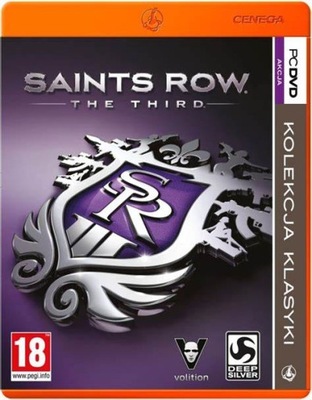 Saints Row: The Third PC-DVD PL nowa folia kolekcja klasyki