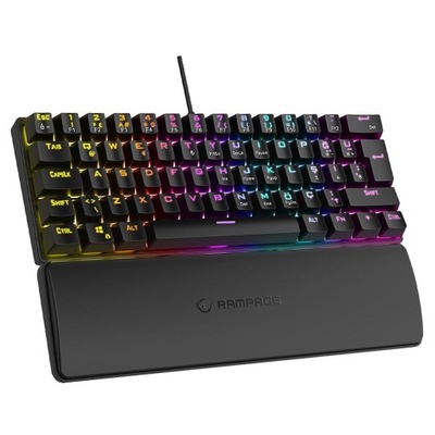 Klawiatura USB Rampage Mechaniczna PLOWER K60 RGB