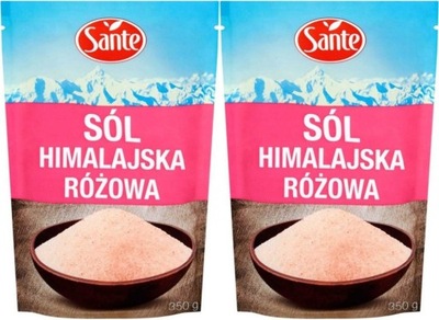 Sól himalajska różowa drobnoziarnista Sante x 2