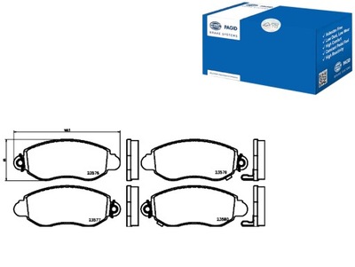 HELLA PAGID PADS BRAKE FORD TRANSIT 2.4 DI [ - milautoparts-fr.ukrlive.com