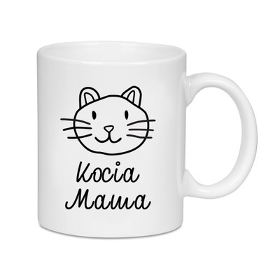 Kubek - Kocia Mama | KUBEK Z KOTEM NA PREZENT!