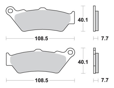 SBS PADS BRAKE KH209 / KH209/2 STREET CERAM - milautoparts-fr.ukrlive.com