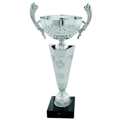 Srebrny metalowy Puchar 31 cm + GRAWER GRATIS