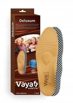WKŁADKI DO BUTÓW ORTOPEDYCZNE NA PŁASKOSTOPIE VAYA