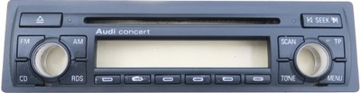 Панель 22cm радио concert ii 2 cd с выдвижной ручками audi a6 c5 01-05 tt 8n фото №1