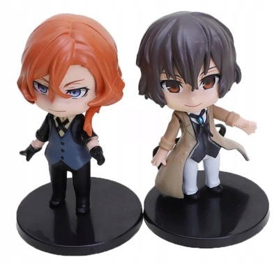 2szt Figurek Anime Bungo Stray Dogs Dazai Osamu