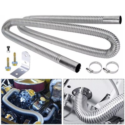 2m wąż випускний труба вихлопна вихлопних газів обігріву стояночного сталь nierdzew фото №1