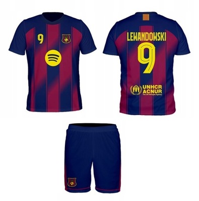 LEWANDOWSKI BARCELONA STRÓJ PIŁKARSKI ROZMIAR 140