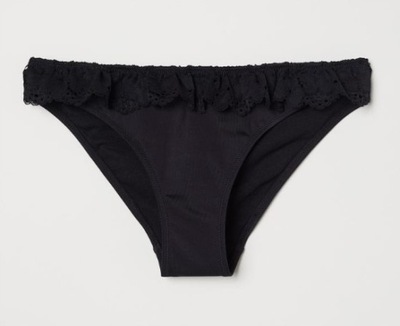 Dół Majtki Bikini koronkowa falbanka H&M r.38