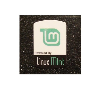 Naklejka Linux Mint 19 x 28 mm 318