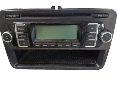 Vw golf vi touran радио 5k0035156 фото №1