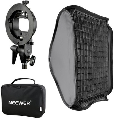 Softbox Neewer 80 x 80 cm z mocowaniem typu S z siatką