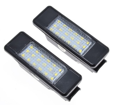 LED ILLUMINATION PLATES PEUGEOT 307 308 407 508  