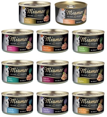 MIAMOR FEINE FILETS w puszkach MIX SMAKÓW 11x100G