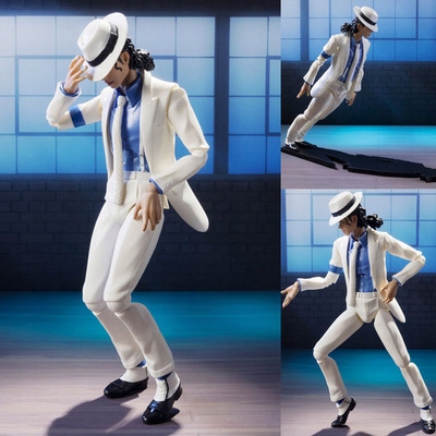 Michael Jackson biały garnitur MJ figurki akcji
