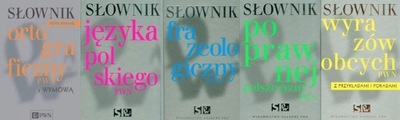 Słownik ortograficzny pakiet 5 słowników PWN