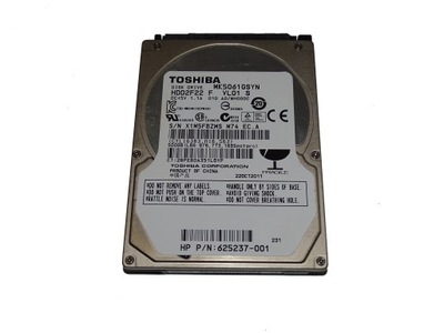 Dysk Toshiba 500GB. 2,5".