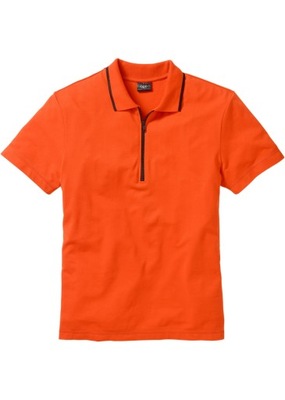 Poloshirt męska koszulka orange na zamek R 48/50