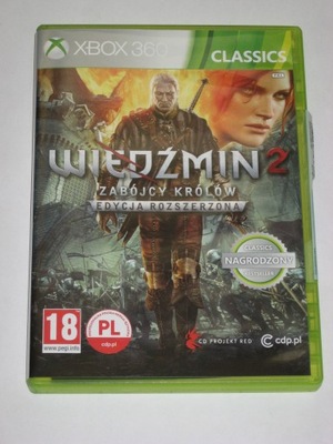 Gra Wiedźmin 2 Zabójcy Królów Xbox360 jak NOWA PL!