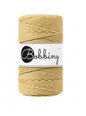 BOBBINY - sznurek 3ply - 3mm - 10m - Miodowy