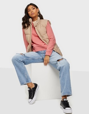 Missguided get KAMIZELKA STÓJKA ZAMEK PIKOWANA S