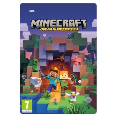 MINECRAFT PREMIUM JAVA & BEDROCK KLUCZ WINDOWS MICROSOFT STORE PC PL