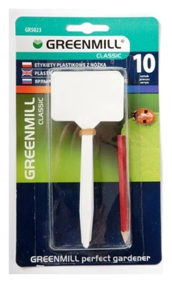 Etykiety plastikowe z ołówkiem 10 sztuk GR5023