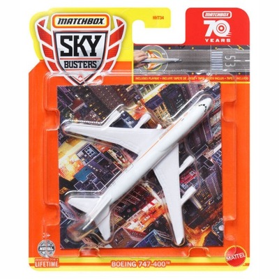 MATCHBOX SAMOLOT SKY BUSTER +MATA HLJ14 Boeing 747-400